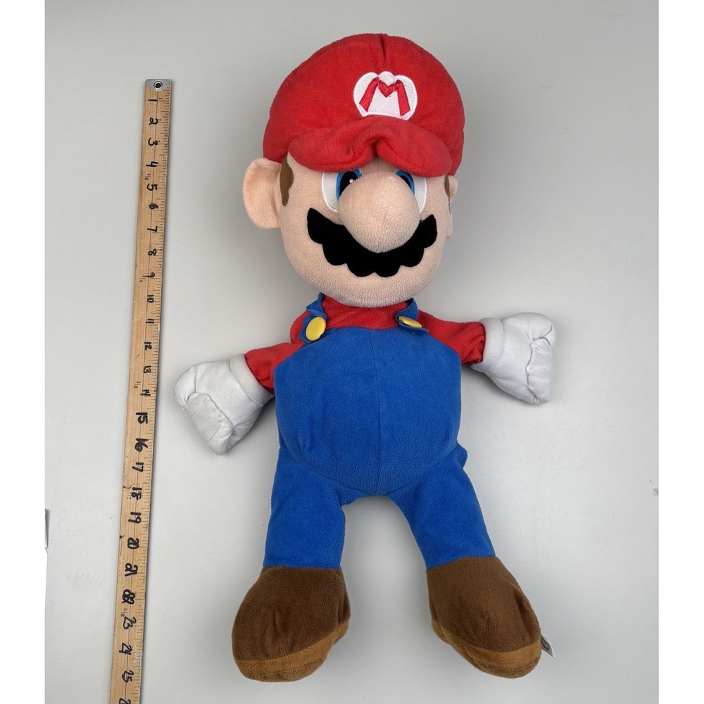 Nintendo Super Mario Plushy Jumbo 24 Inch Zipper Pocket Kidcore Nostalgia